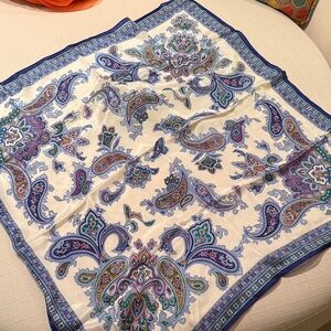 Vintage Silk Scarf Made in Japan